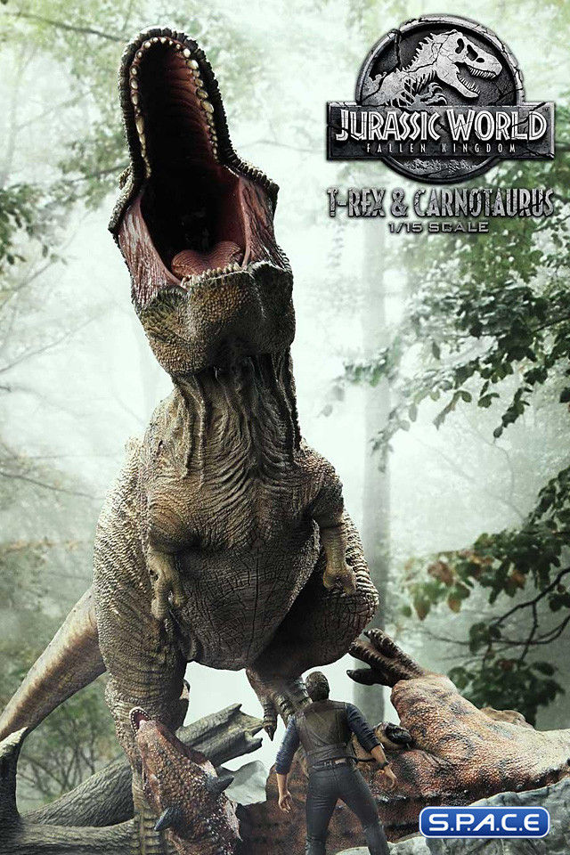 1/15 Scale Tyrannosaurus-Rex & Carnotaurus Legacy Museum Collection Statue