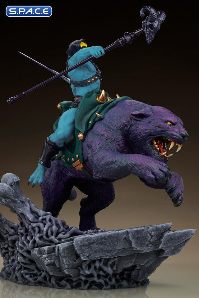 Miniaturbild: Skeletor & Panthor Classic Deluxe Maquette (Masters of the Universe)