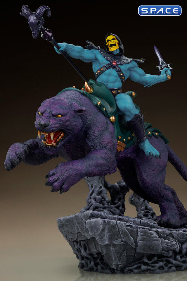 Miniaturbild: Skeletor & Panthor Classic Deluxe Maquette (Masters of the Universe)