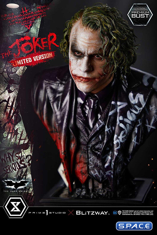 Miniaturbild: 1/3 Scale The Joker Premium Bust Limited Version (Batman - The Dark Knight)