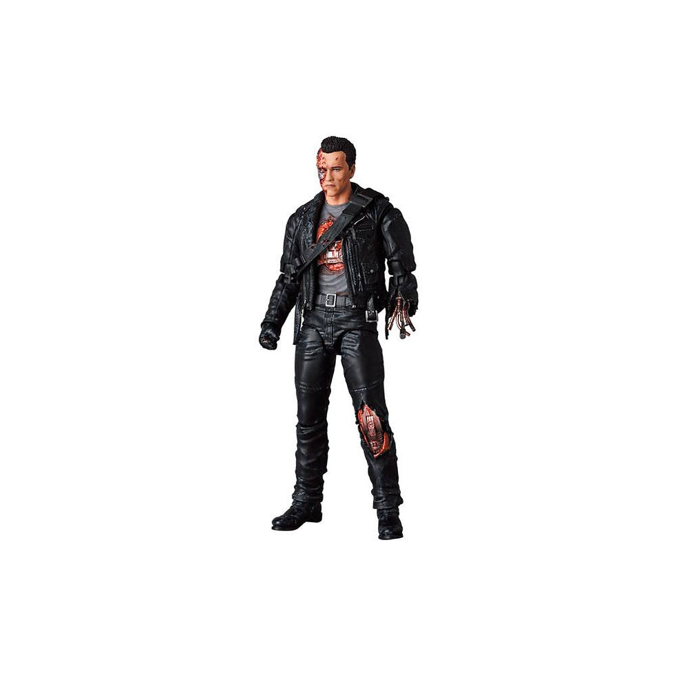 Miniaturbild: Terminator 2 MAFEX Actionfigur T-800 Battle Damage Ver. 16 cm