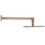 Thumbnail: Brunetti Overhead Shower Set Brushed Rose Gold
