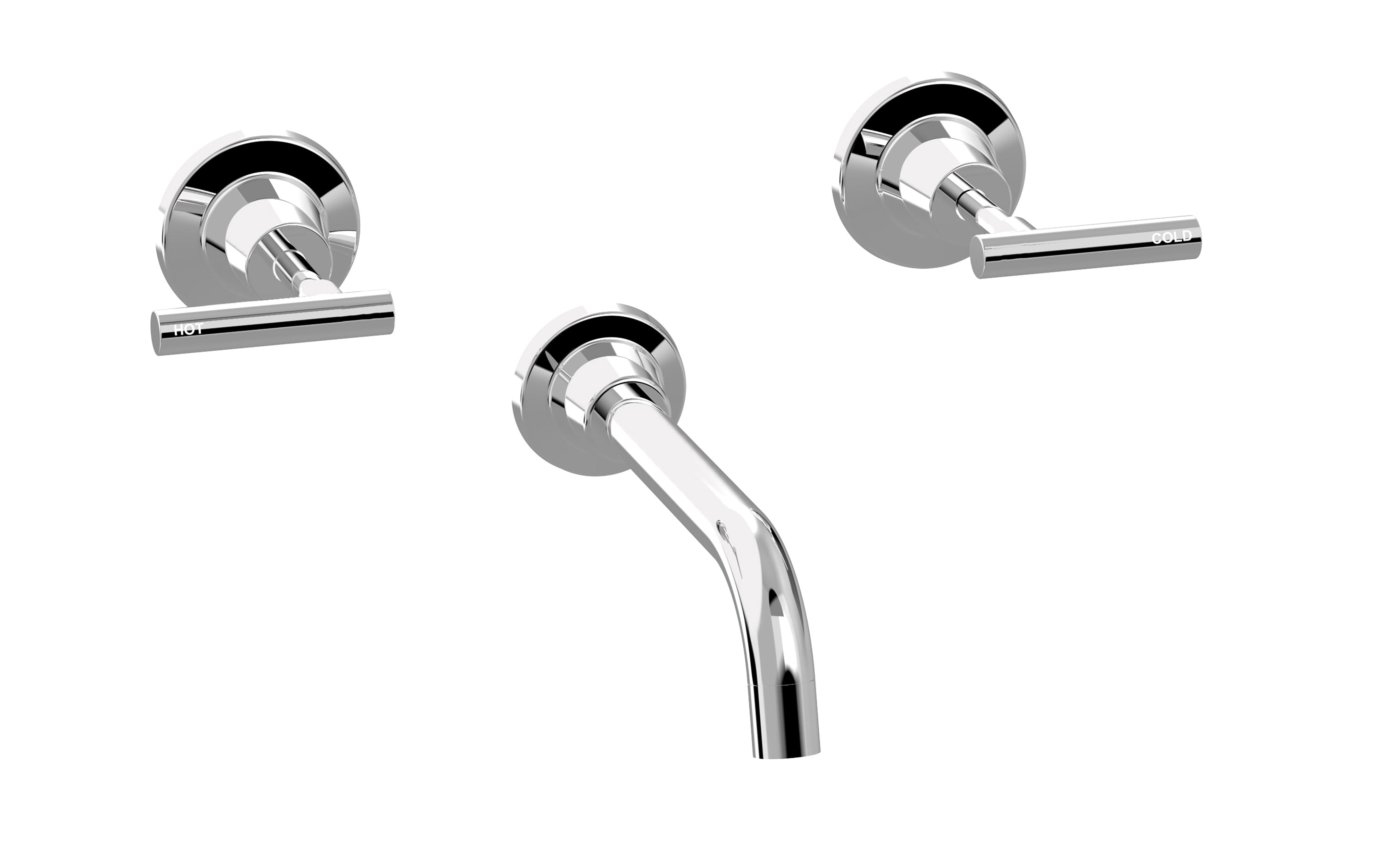 Enhance Meno Lever Bath Set Chrome