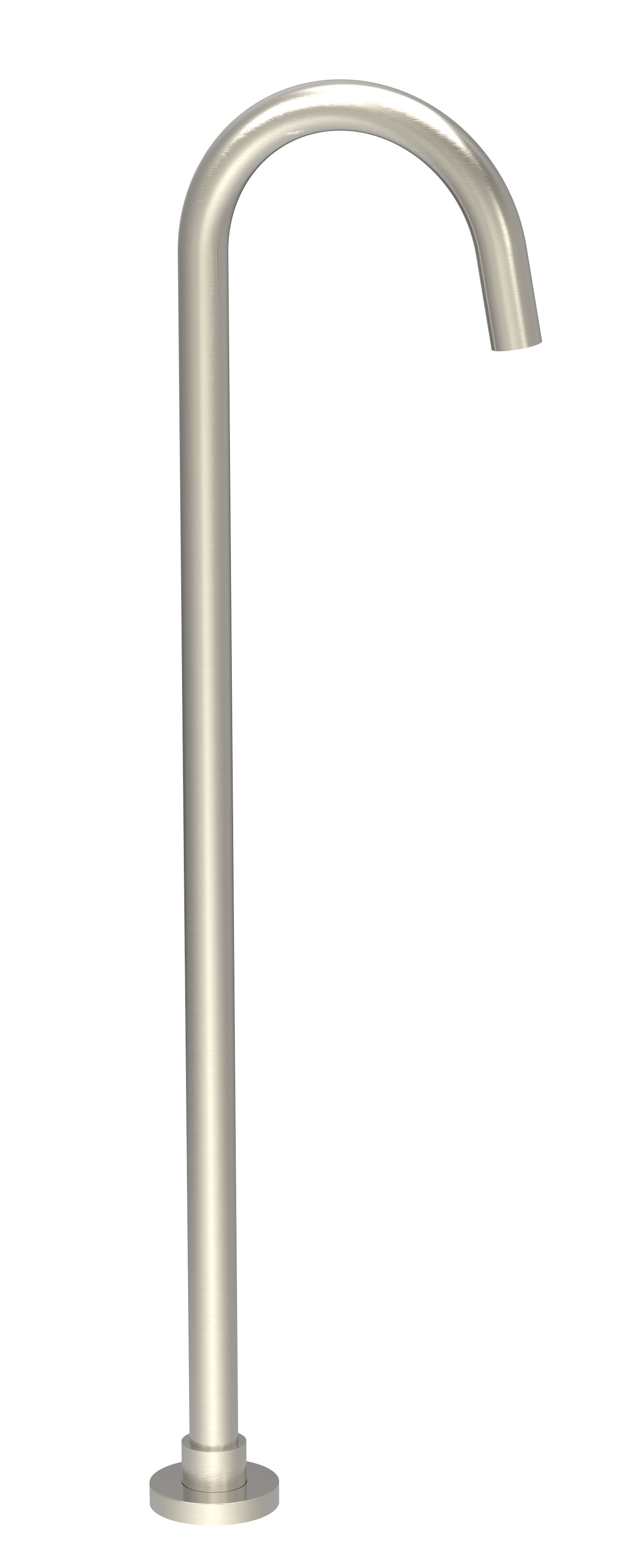 Senza Bath Filler Standing Brushed Chrome