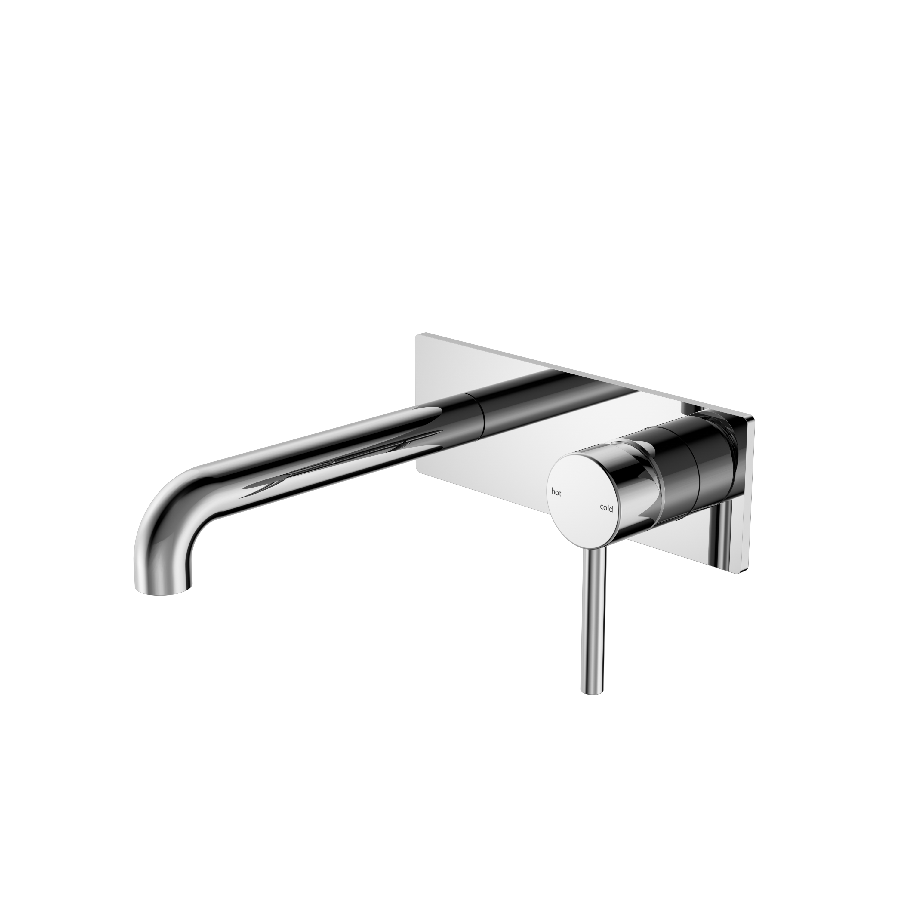 Senza Plus Wall Basin / Bath Mixer Chrome