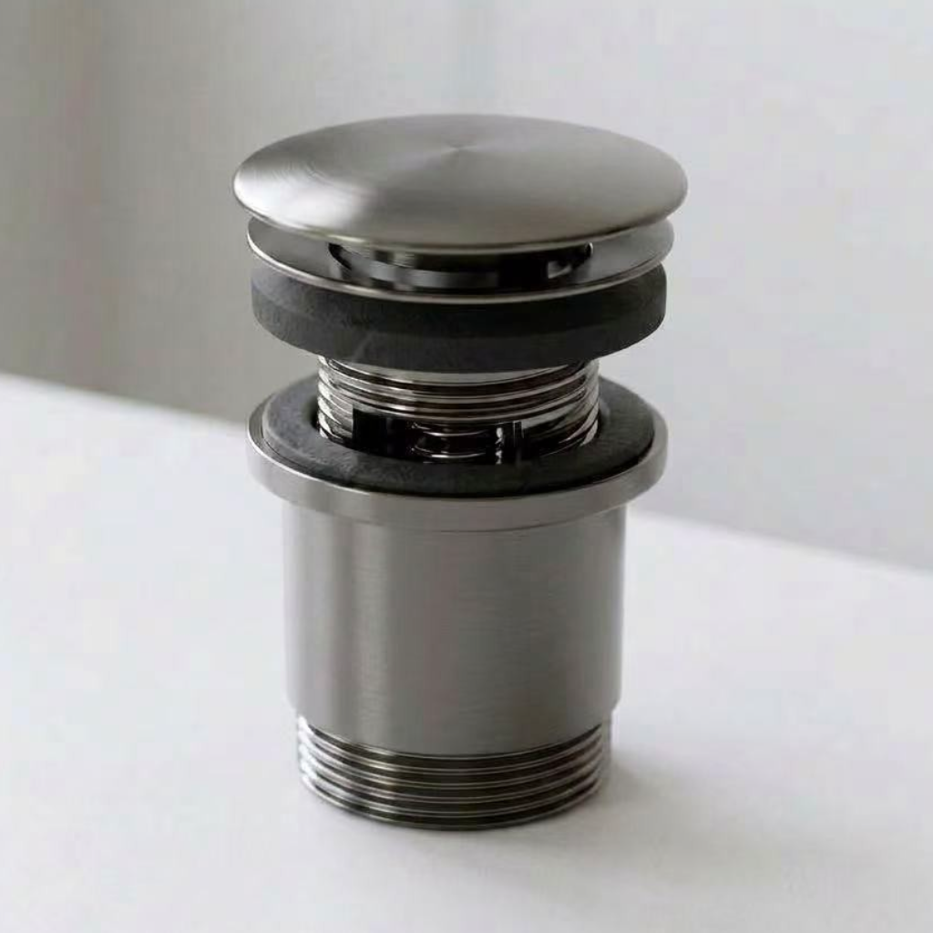 40mm Pop Up Plug & Waste with Overflow Gun Metal