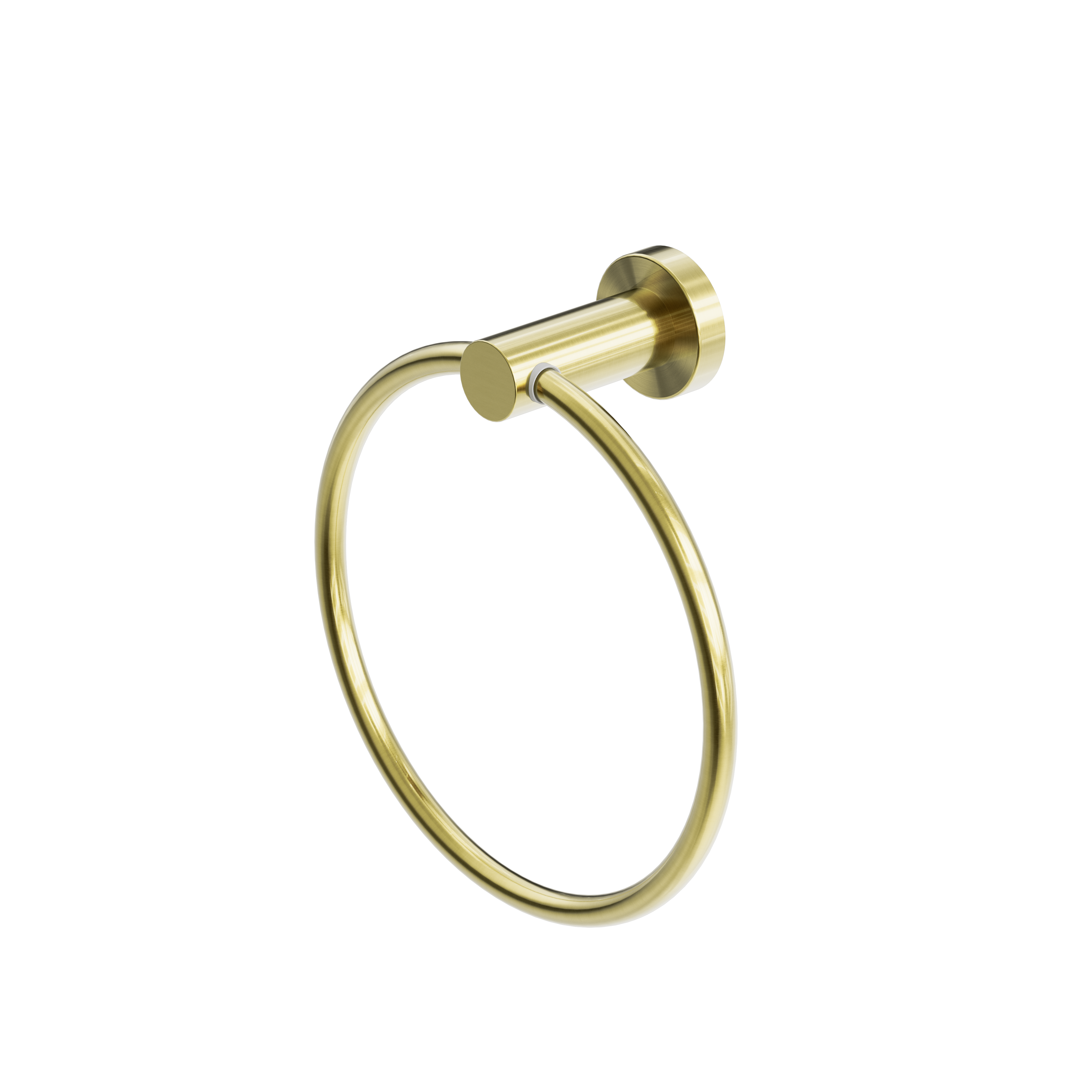 Senza Plus Hand Towel Ring Brushed Gold