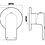 Thumbnail: Bassini Wall Mixer Brushed Brass