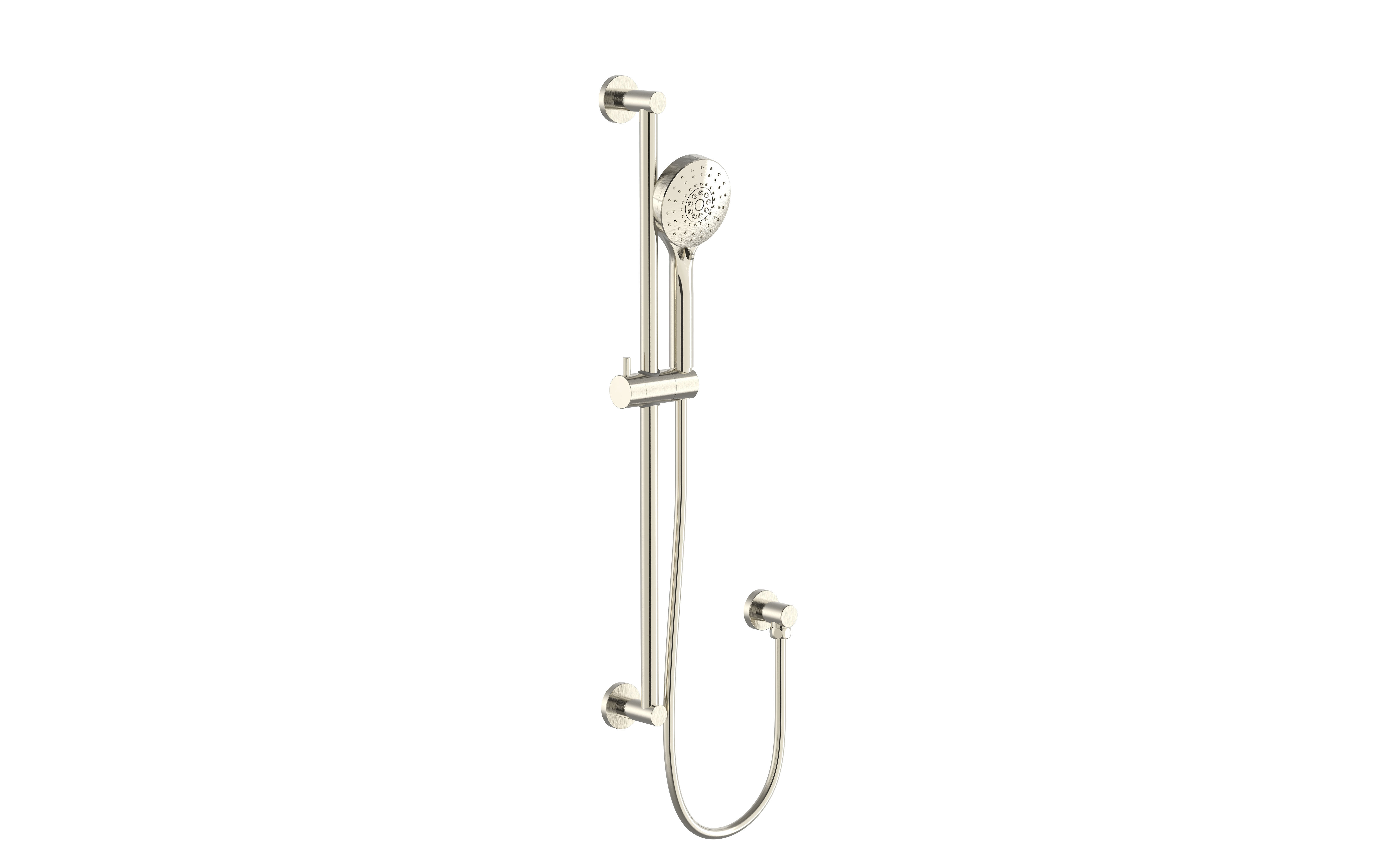 Senza Multi Function Shower with Rail Brushed Chrome