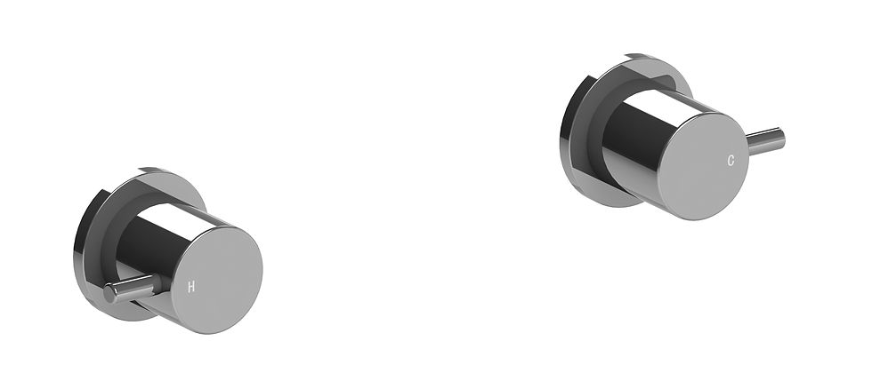 Thumbnail: Mezzo Wall Stops Chrome