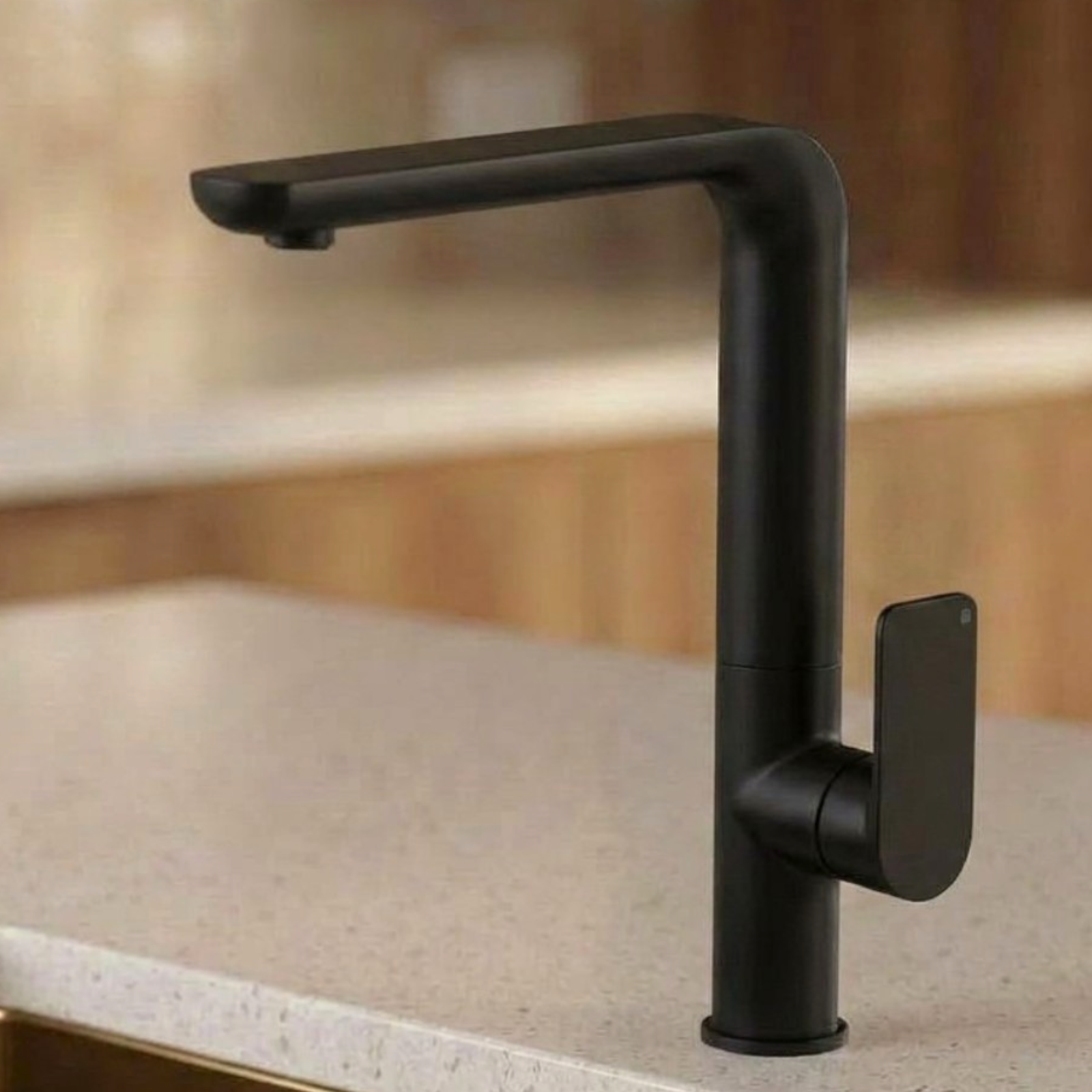 Bassini Sink Mixer Matt Black