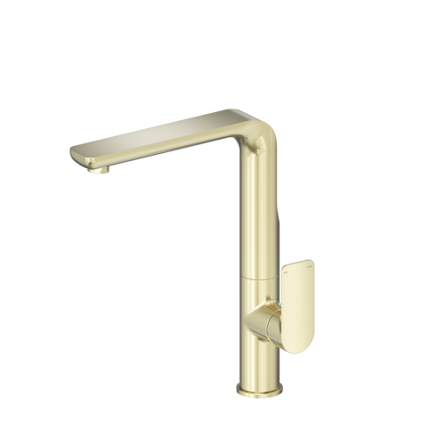 Bassini Plus Sink Mixer Brushed Gold | harmony-bathroomware
