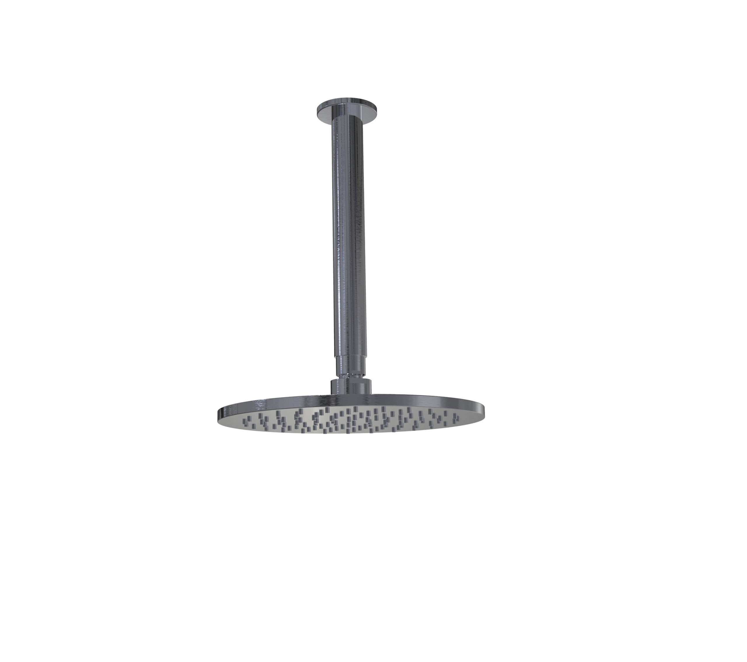 Bassini Overhead Ceiling Shower Gun Metal