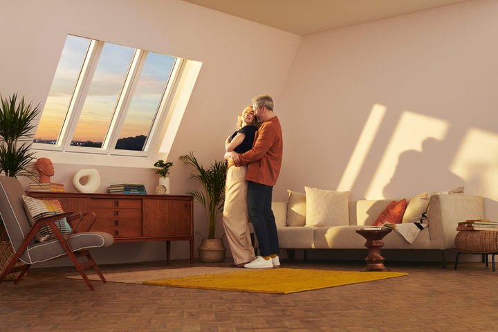 Velux campaign photoshoot, set design and prop styling by London-based creative agency Carolina Mizrahi Studio