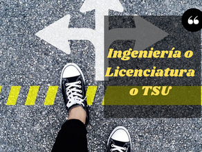 Licenciatura, Ingeniería o TSU