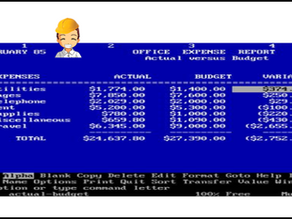 Primera versión de excel