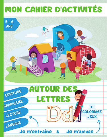 Cahier d'écriture pour Maternelle grande section