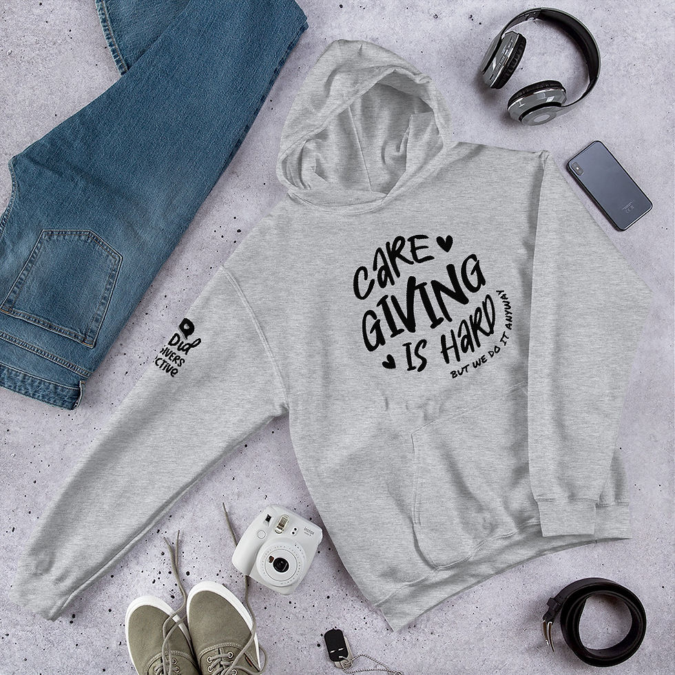 Thumbnail: Caregiving Is Hard Hoodie