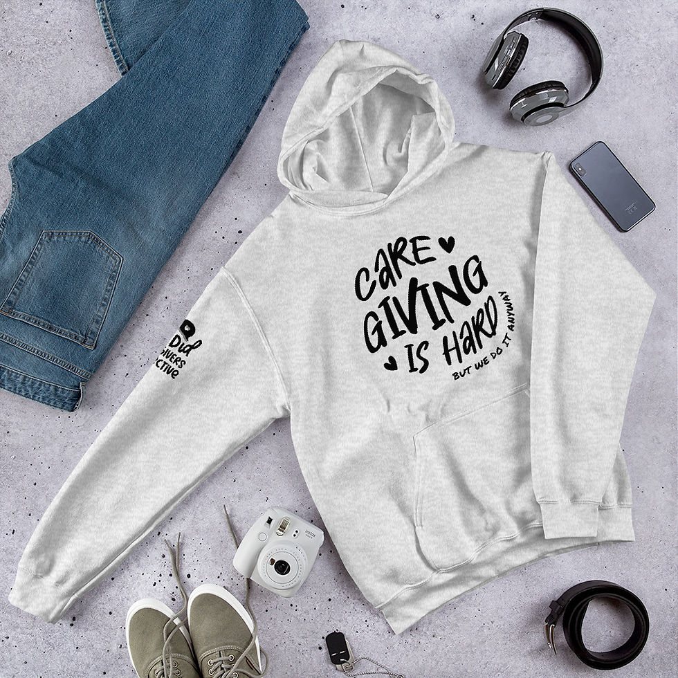 Thumbnail: Caregiving Is Hard Hoodie