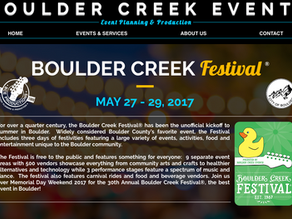 Boulder Creek Fest-Come Visit Us!