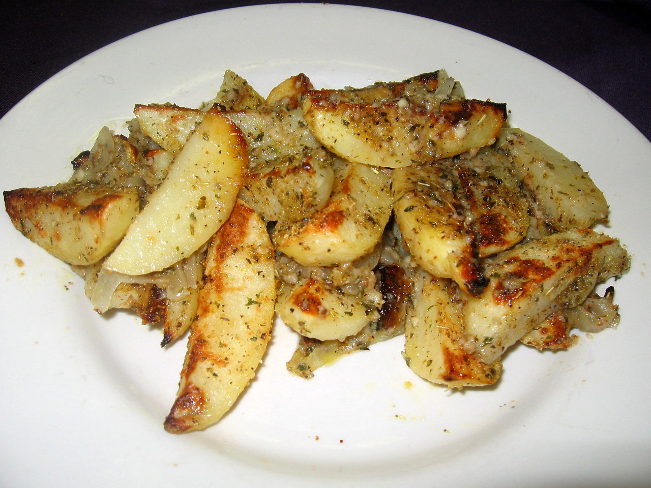 Roasted Potatoes & Onions