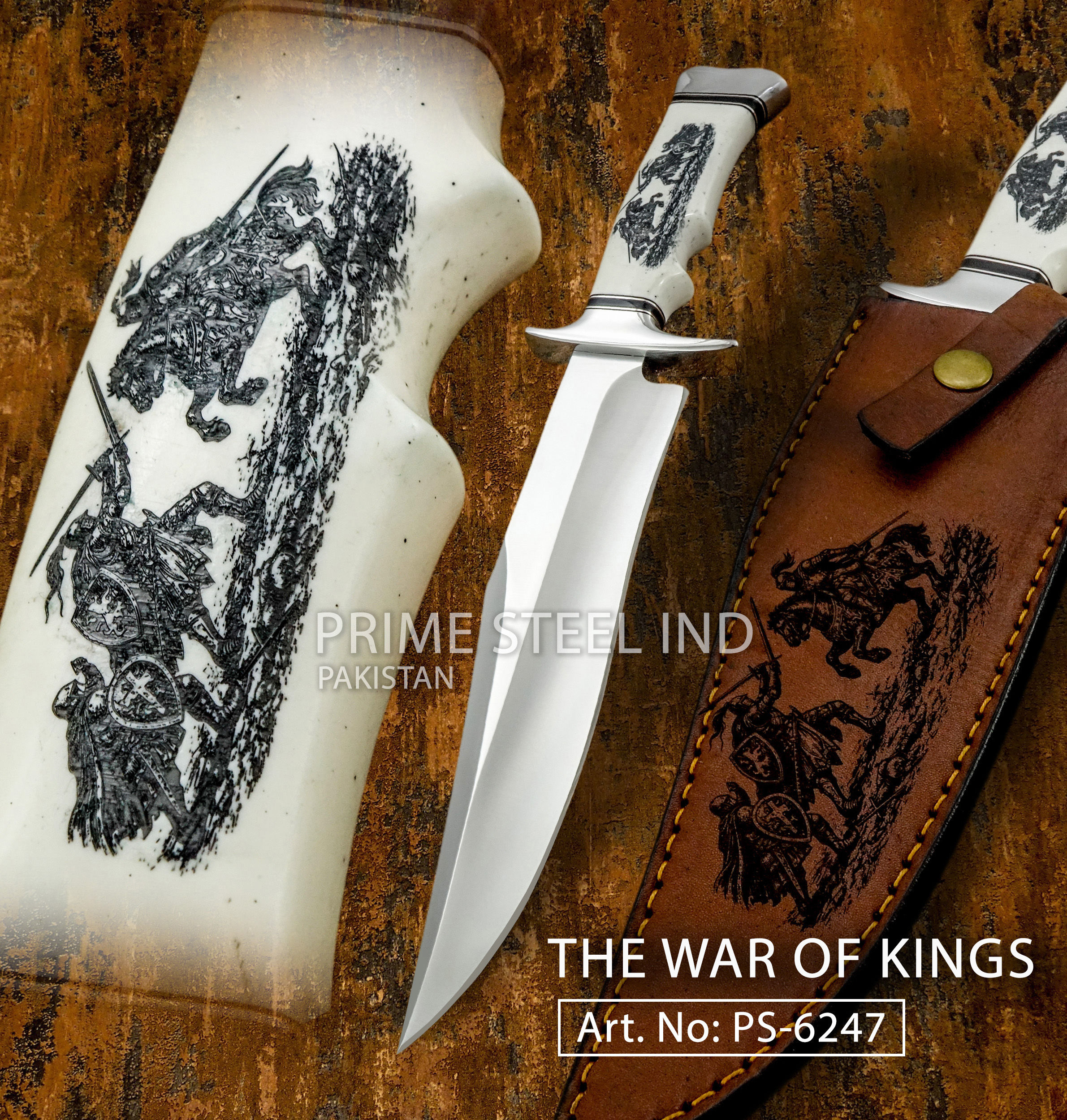 PS-6247 - The War of Kings, fighter hunting knife, Pakistan