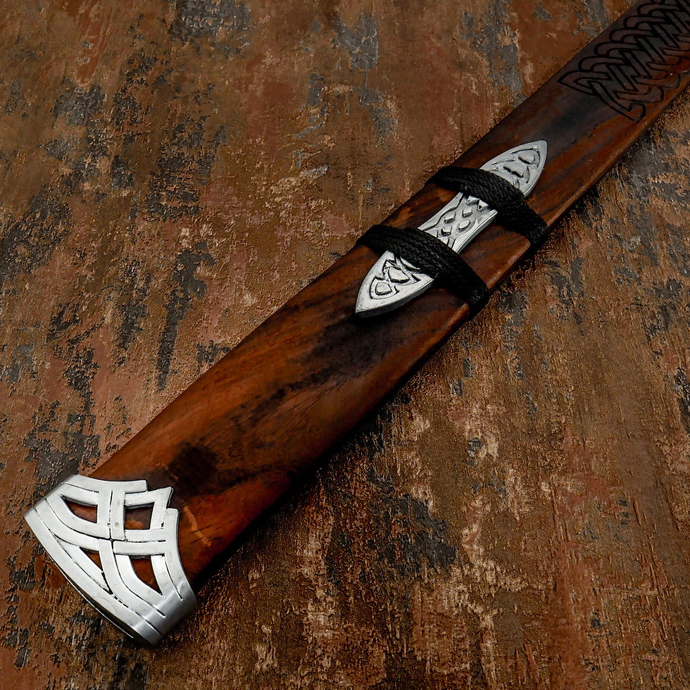 Thumbnail: Norseman Viking Sword | Hand-Forged Damascus | Medieval, Valhalla
