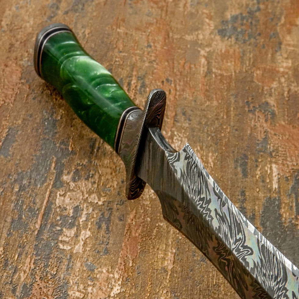 Damascus Guard and But Cap