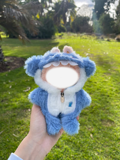 Zippered Blue Shark Suit