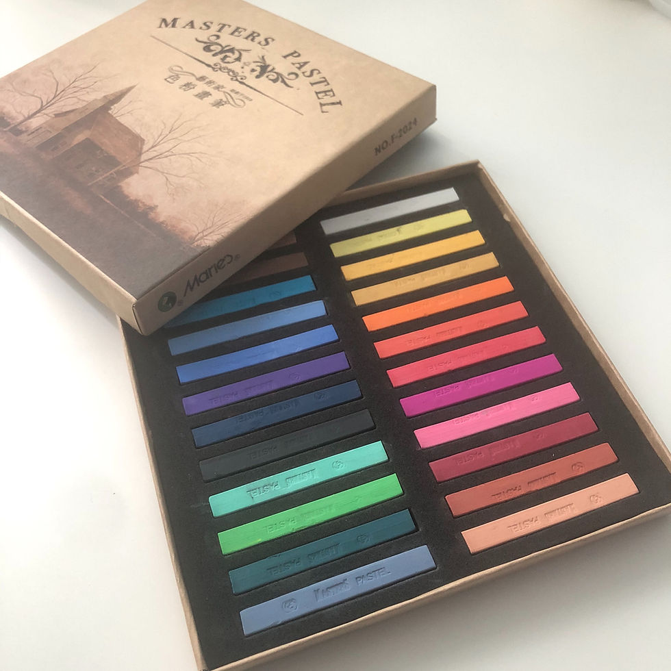 縮圖：上海馬利牌乾粉彩 (24色套裝)