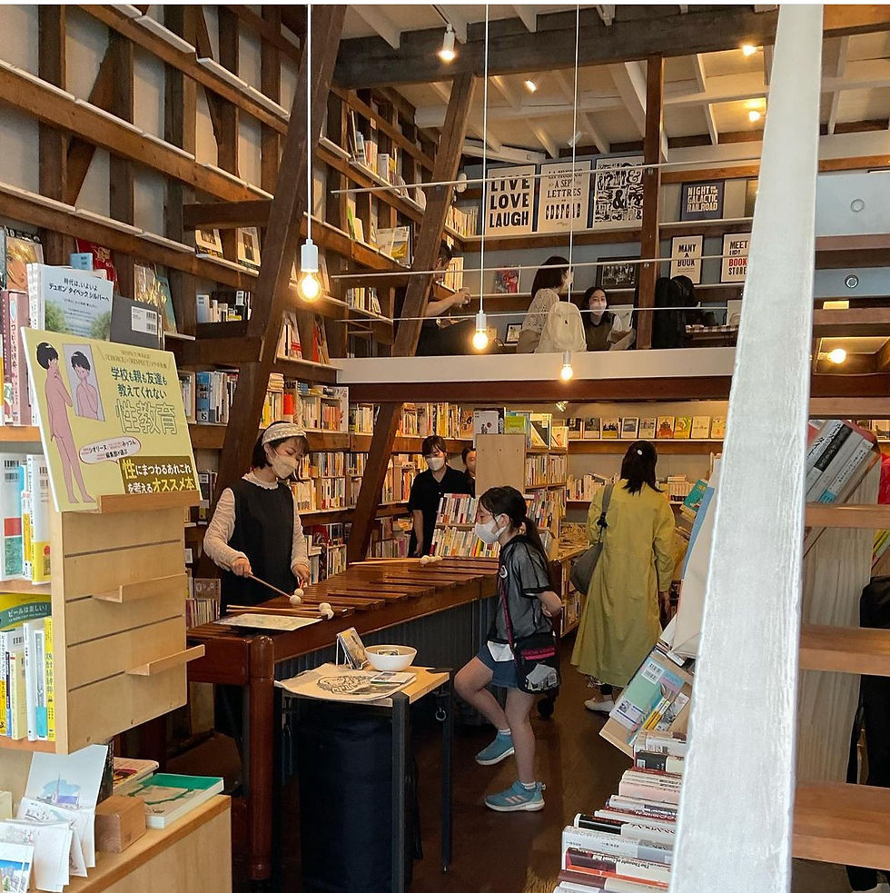 マリンバ演奏@Readin'Writin'BOOK STORE