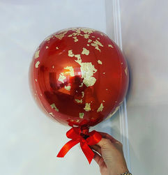 Red and gold balloon