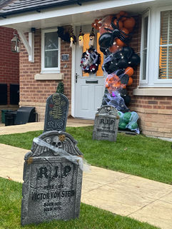 Halloween garden
