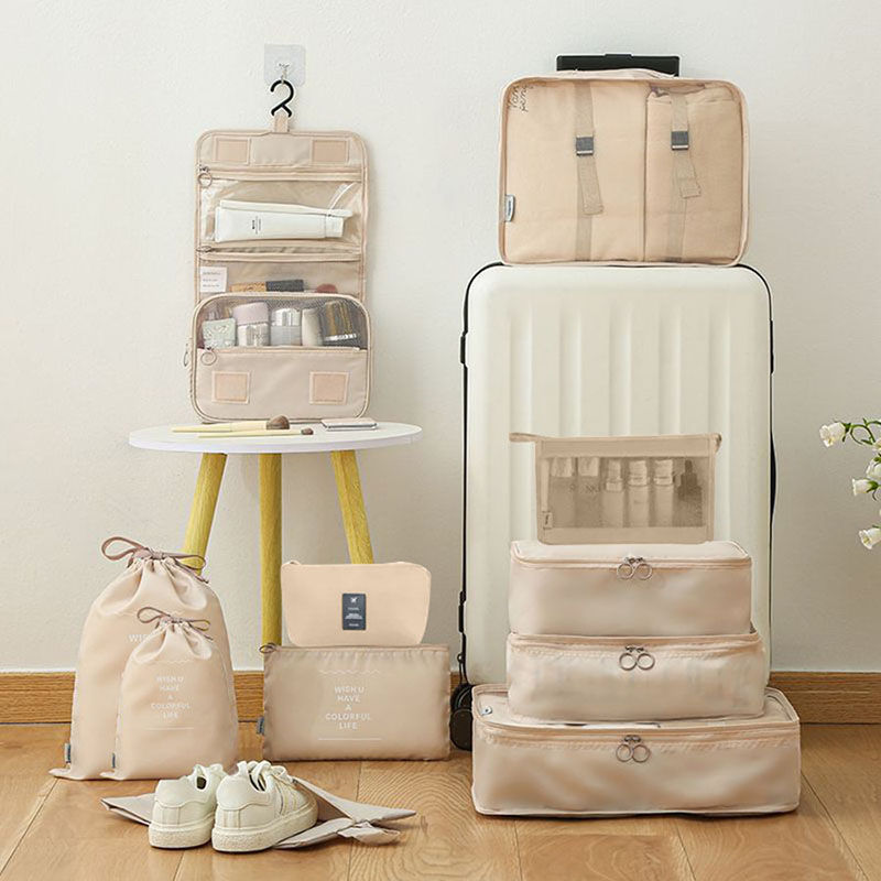 Thumbnail: Travel Set Storage Bags Clothes Digital Toiletries Shoes Organizer Bag Student D