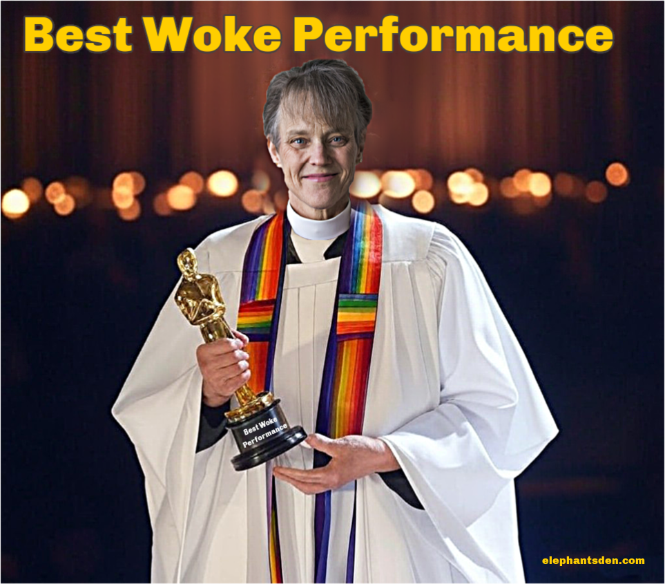 Bishop Budde’s prayer wasn’t to God—it was to the Academy for Best Performance in a Self-Righteous Monologue