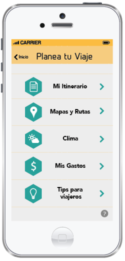 Inicio de Planea tu Viaje