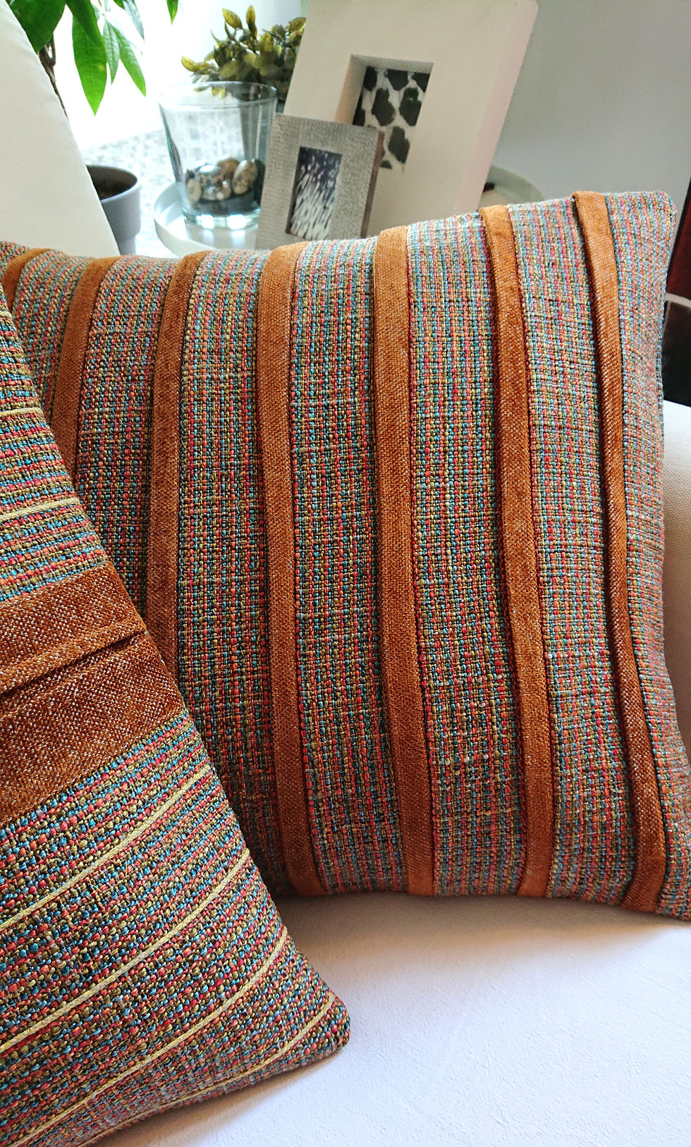 CAPRIKA Housse de Coussin ARTY avec plis surpiqués.