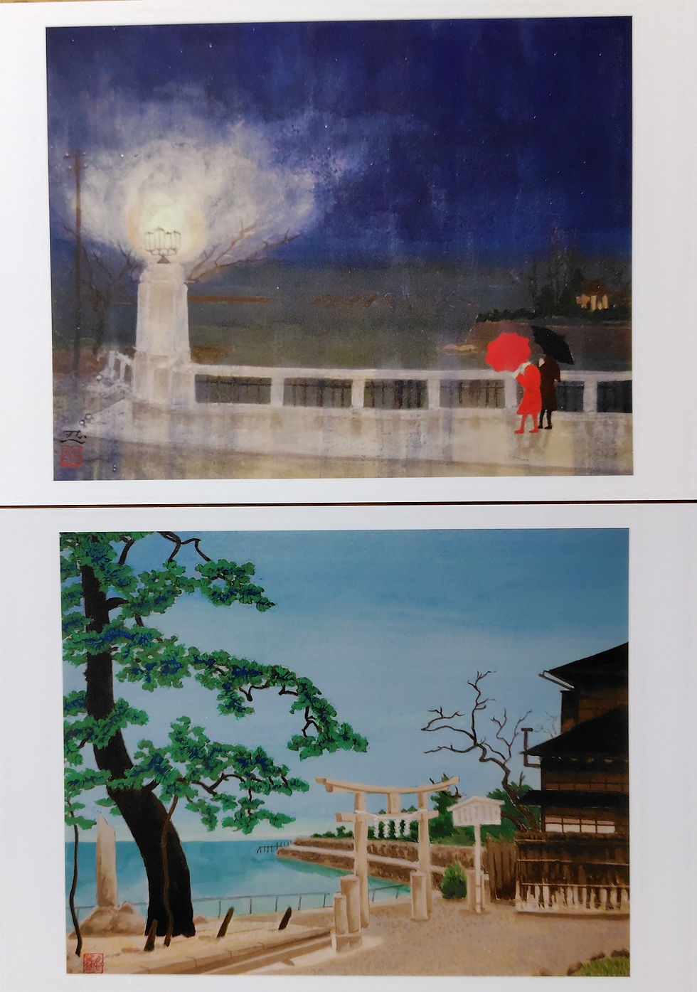 「小港夜雨」&「十二天晴嵐」