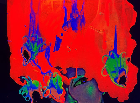 Black light Art