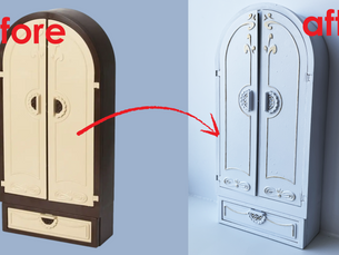 How to Turn Plastic Doll Furniture into a Vintage Statement