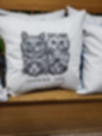 I,m judging you cat pillow