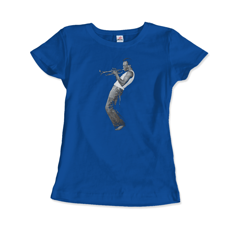 Thumbnail: Miles Davis Playing His Trumpet Artwork T-Shirt