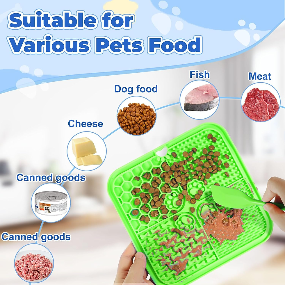 Miniatura: Dog Lick Mat with Suction Cups, Lick Mat for Dogs, Pet Food Mats and Slow Feeder
