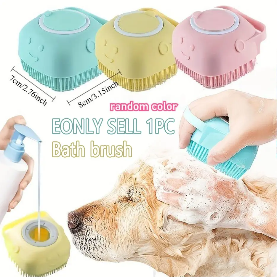 Miniatura: Pet Hair Removal Comb, 1 Count Pet Grooming Brush, Deshedding Tool, One-Click Cl