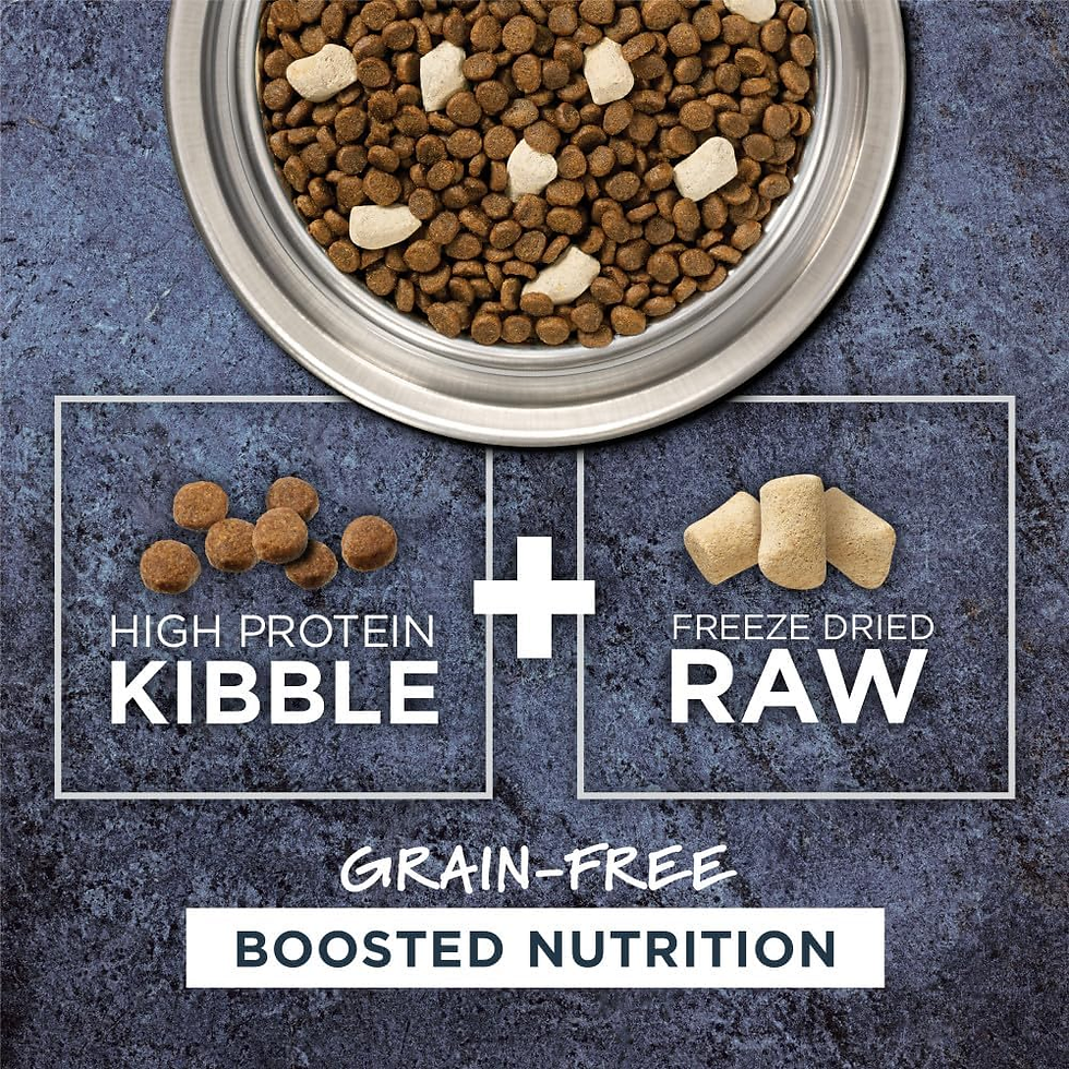 Miniatura: Rawboost, Dry Cat Food + Freeze Dried, Real Chicken, 10 Lb Bag