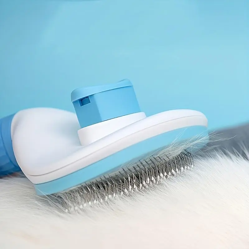 Miniatura: Pet Hair Removal Comb, 1 Count Pet Grooming Brush, Deshedding Tool, One-Click Cl