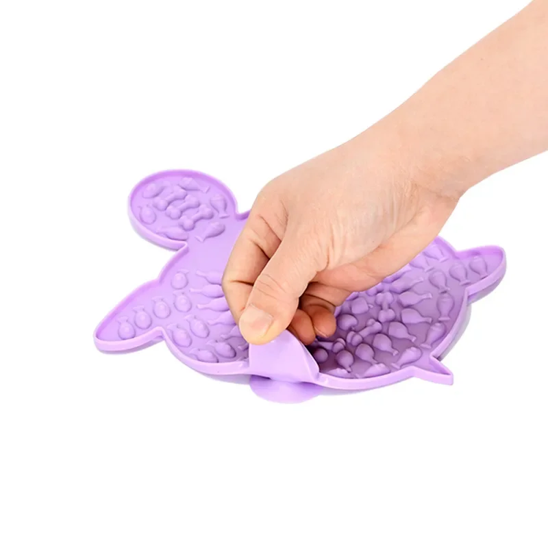 Miniatura: Silicone Dog Lick Mat for Dogs Pet Slow Food Plate Dog Bathing Distraction Silic