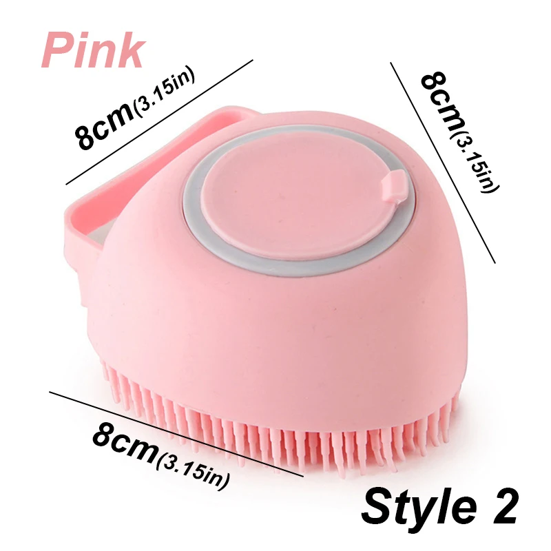 Miniatura: Pet Dog Silicone Bath Brush Cleaning Care Baby Baby Bath Massage Brushdog Brush 