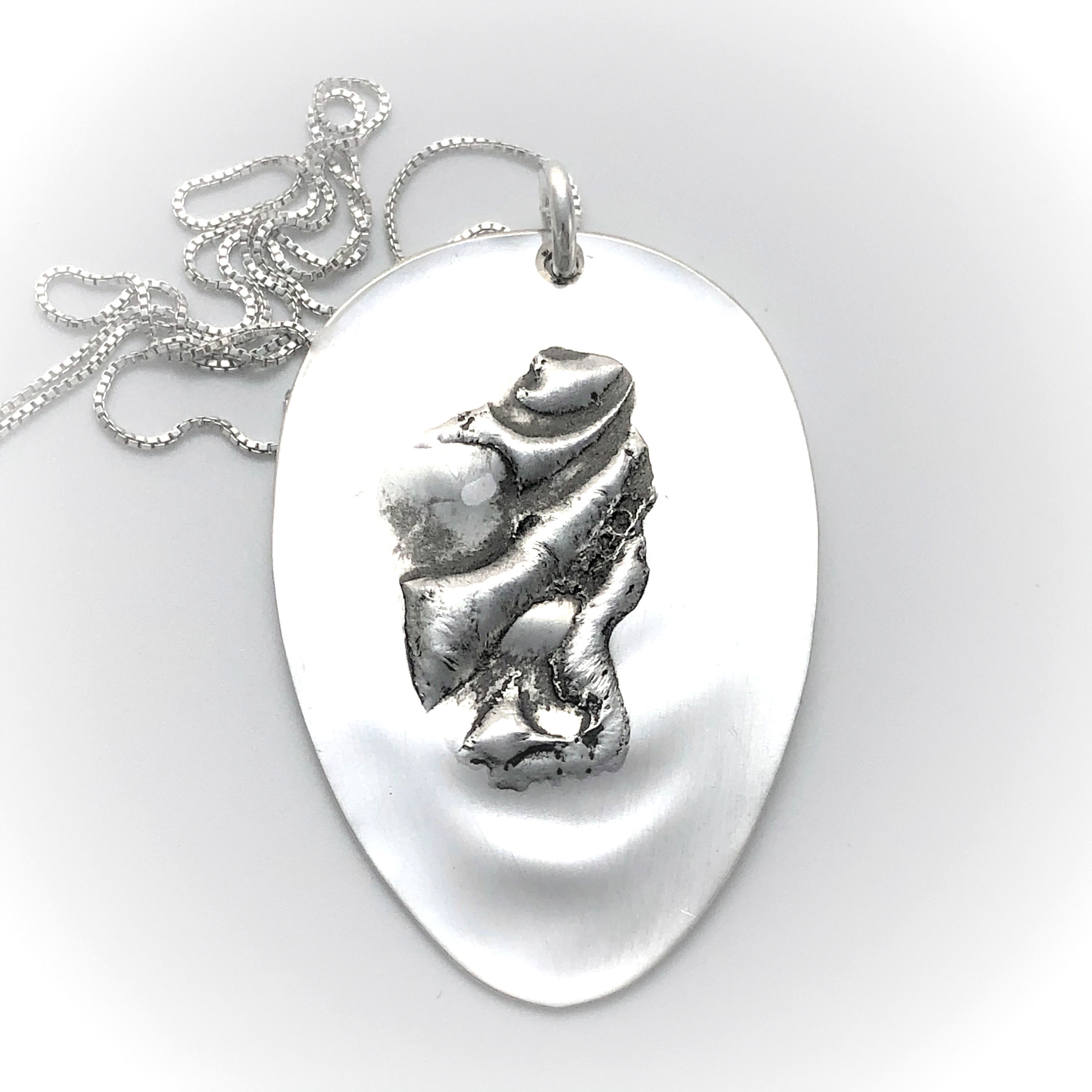 Embossed Spoon Necklace