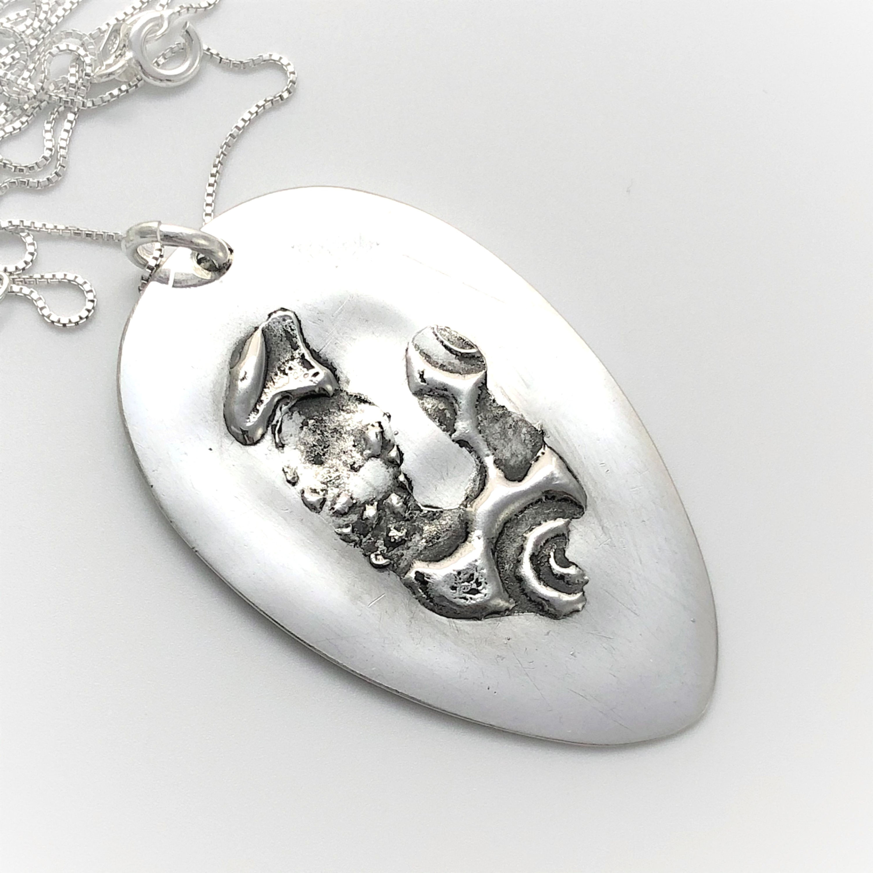 Embossed Spoon Necklace